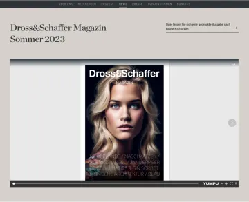 Digitale Magazinausgabe von Dross&Schaffer für den Sommer 2023 im Blätter-Viewer
